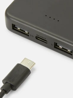 Ladegeräte|Primark 5000 MAh Schmale Powerbank Schwarz