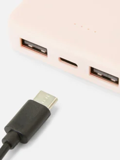 Ladegeräte|Primark 5000 MAh Schmale Powerbank Rosa
