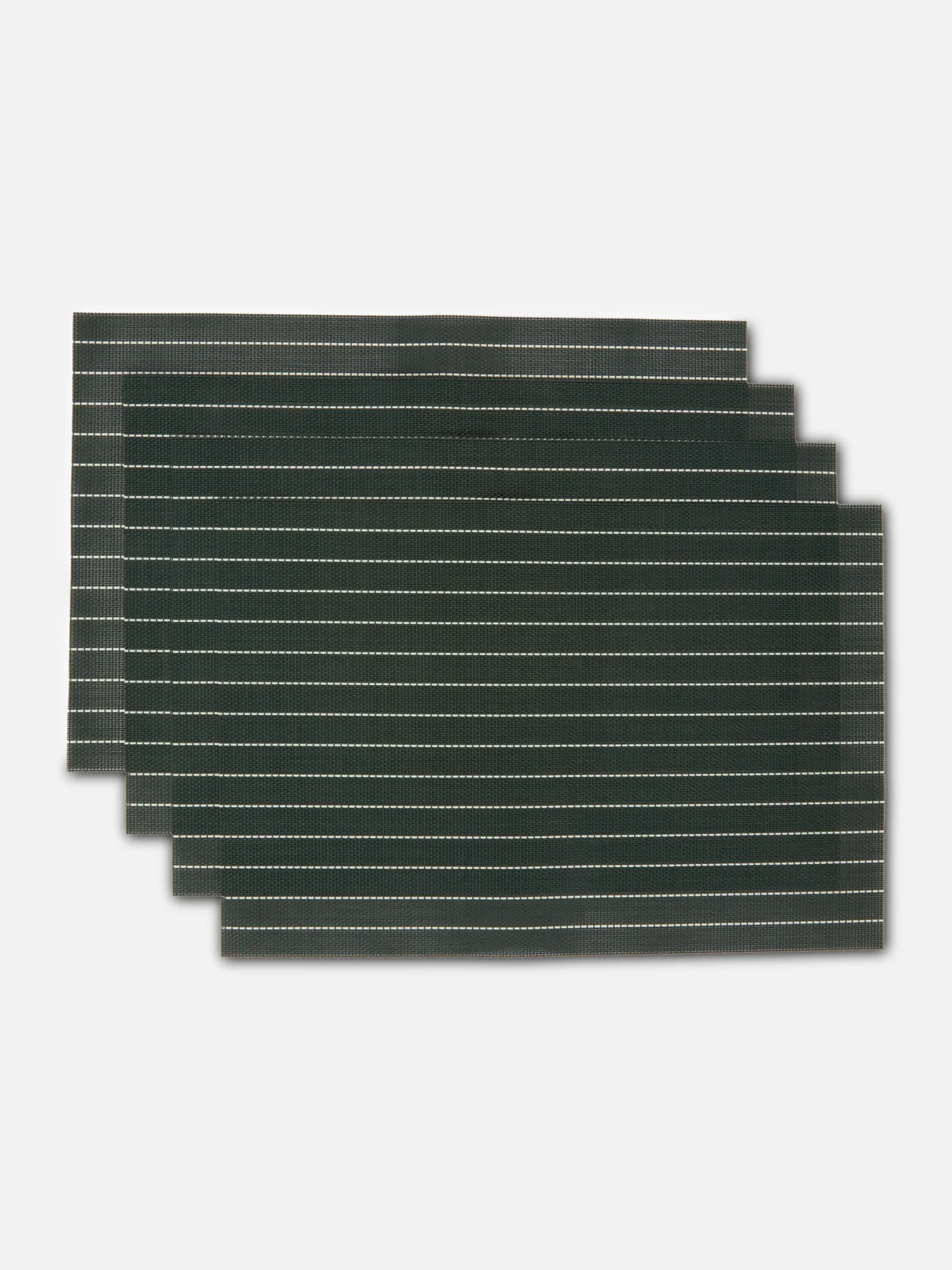 Geschirr|Primark Abwischbare Platzdeckchen, 4er-Pack Schwarz