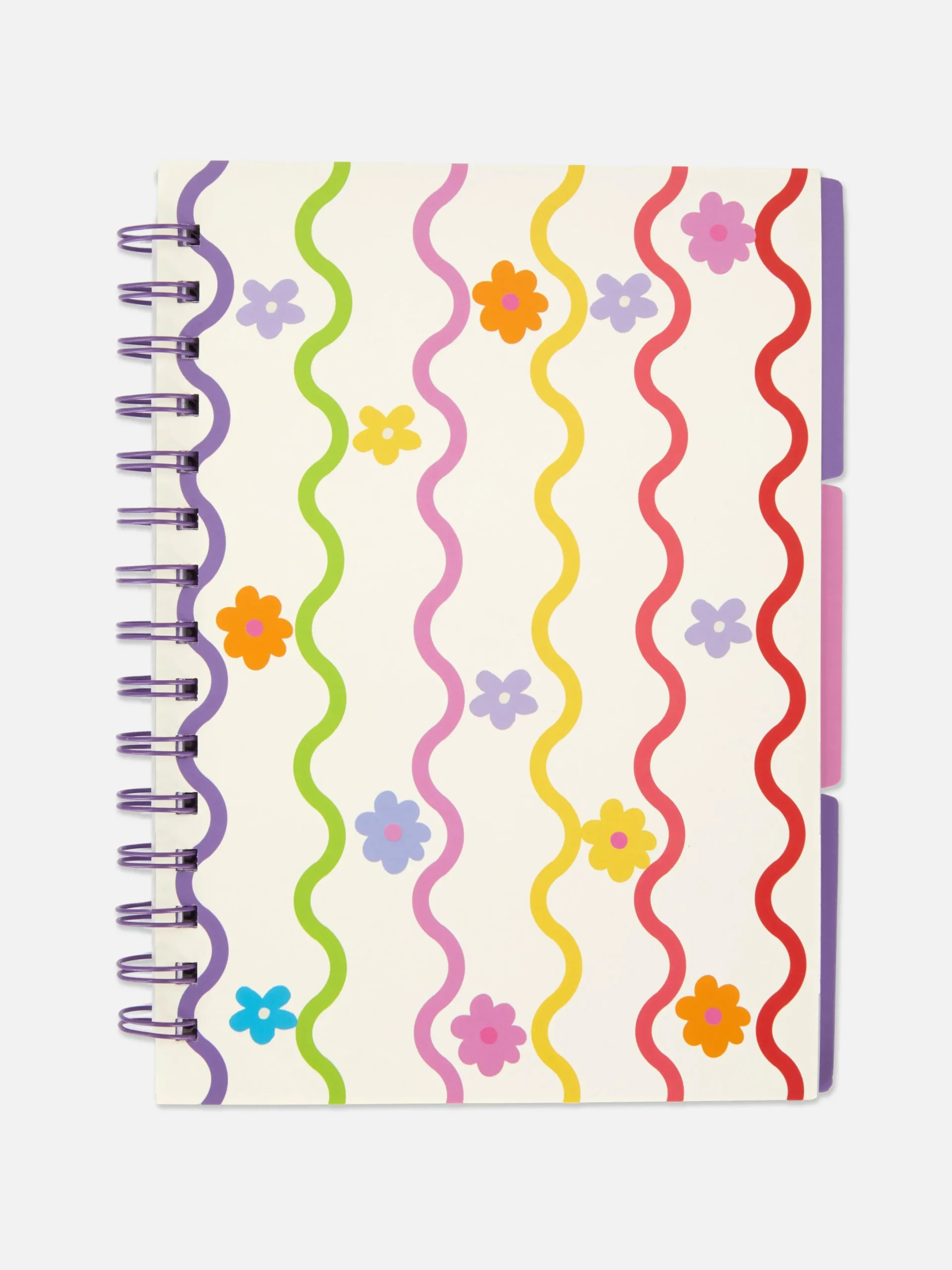 Notizbücher|Primark A5-Notizbuch Mit Retro-Blumenmuster Multi