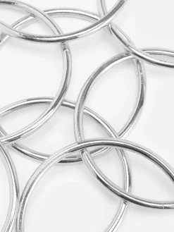 Schmuck|Primark Armreife In Metallic-Optik, 8er-Pack Weiß