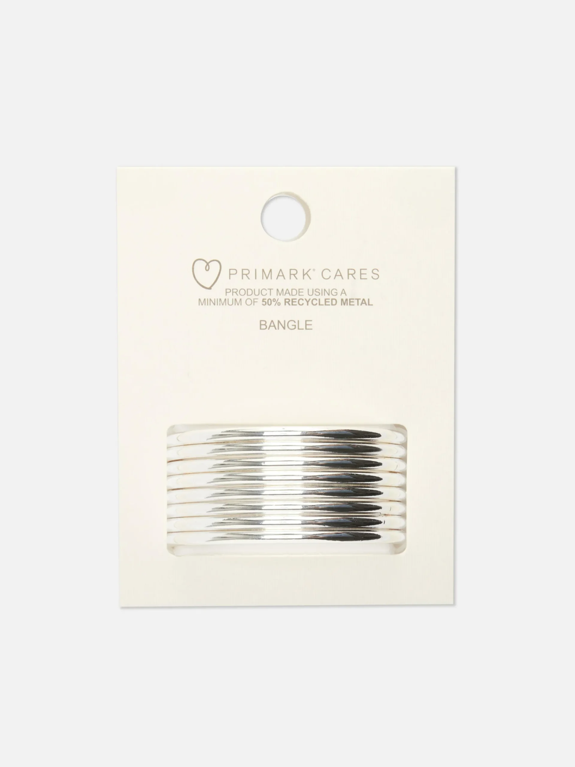 Schmuck|Primark Armreife In Metallic-Optik, 8er-Pack Weiß