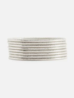 Schmuck|Primark Armreifset In Metallic-Optik Weiß