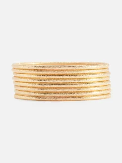 Schmuck|Primark Armreifset In Metallic-Optik Gelb