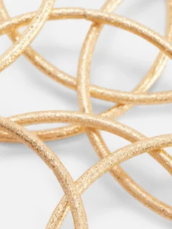 Schmuck|Primark Armreifset In Metallic-Optik Gelb