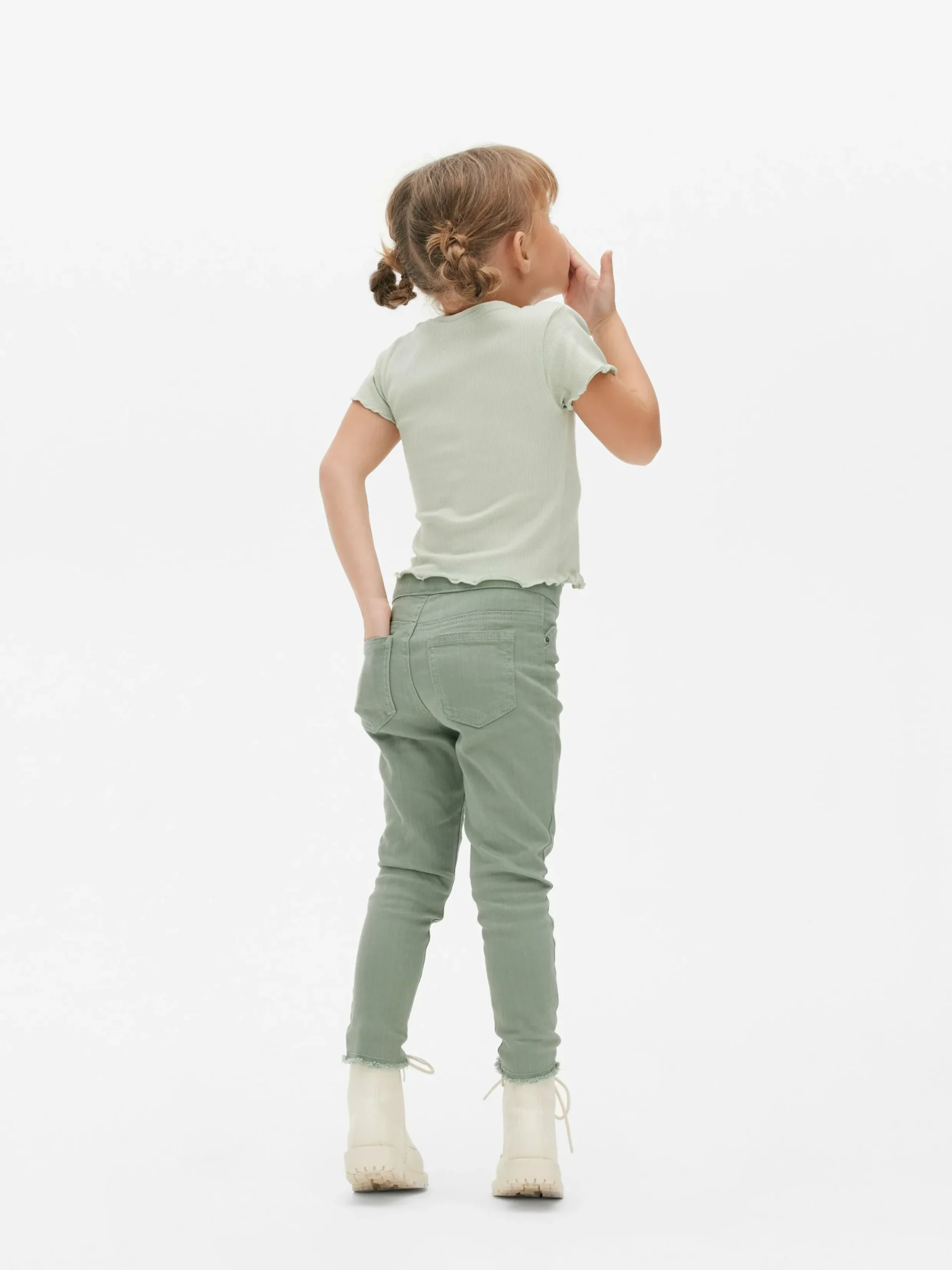 Hosen Und Leggings|Primark Ausgefranste Jeggings Khakifarben