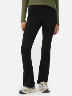 Hosen Und Leggings|Primark Ausgestellte Jerseyleggings Mit Hohem Bund Schwarz