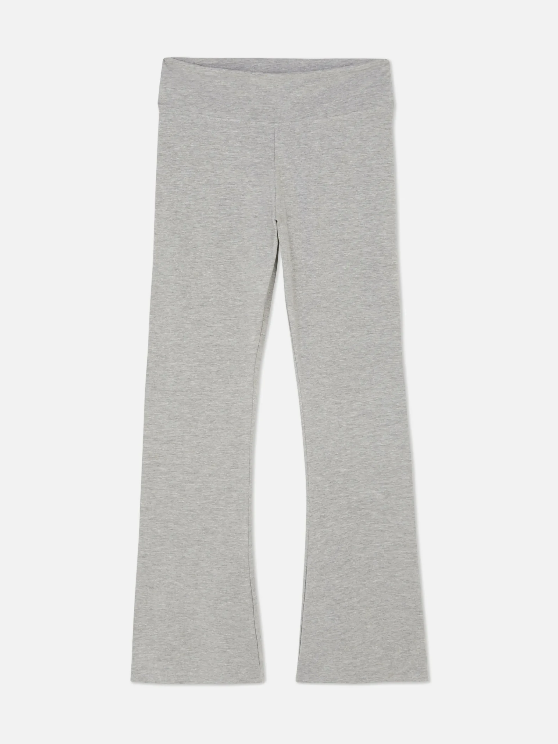 Hosen Und Leggings|Primark Ausgestellte Jerseyleggings Mit Hohem Bund Grau meliert