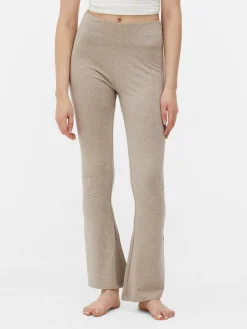Hosen Und Leggings|Primark Ausgestellte Leggings Mit Hohem Bund Hellbeige