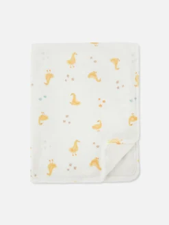 Bettwäsche Und Decken|Primark Babydecke Mit Enten-Print Gelb