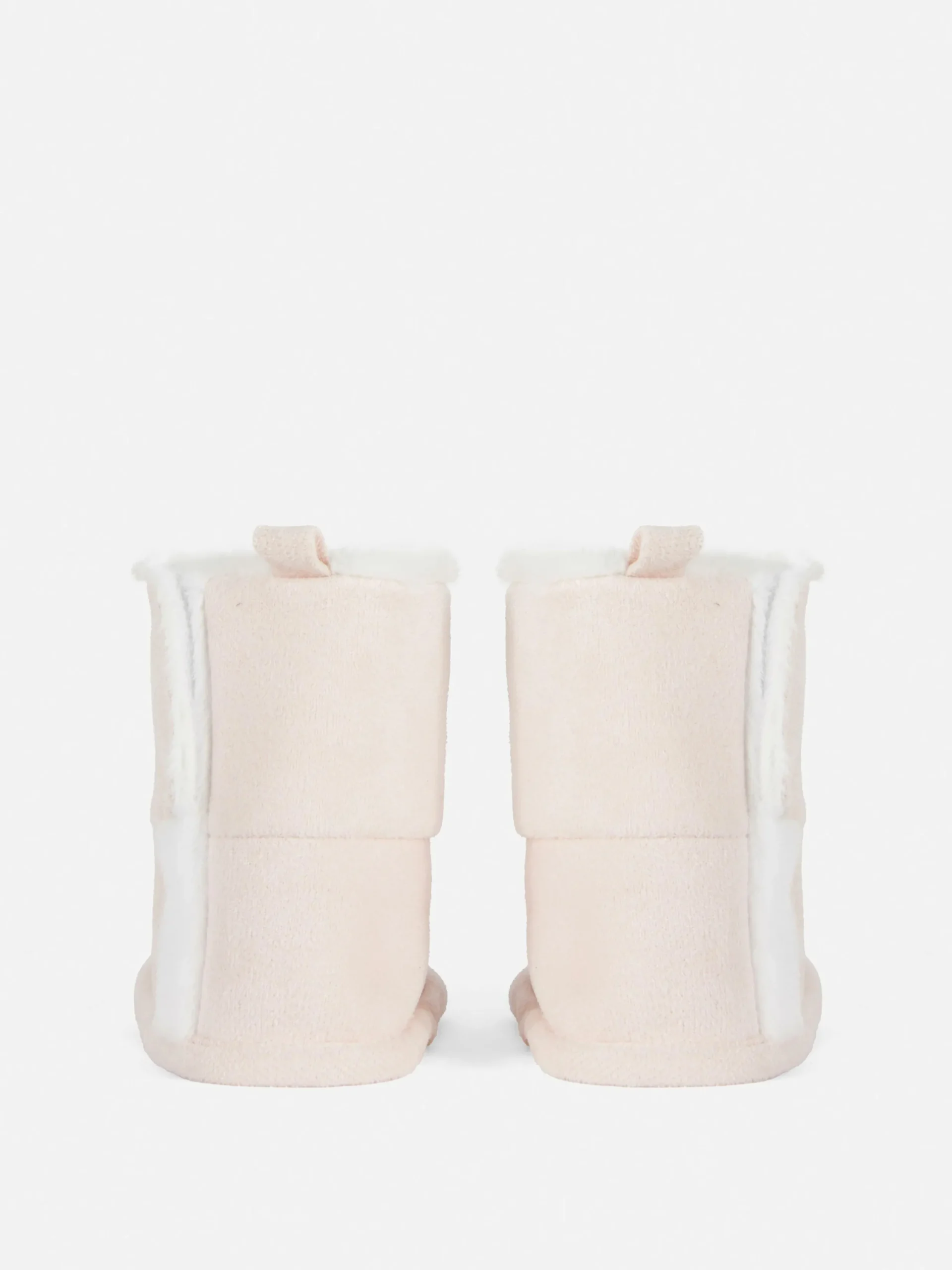 Stiefel|Primark Babystiefel Mit Kunstfellbesatz Rosa