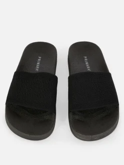 Flipflops Und Badesandalen|Primark Badesandalen Mit Häkelriemen Schwarz