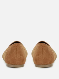 Flache Schuhe|Primark Ballerinas In Wildleder-Optik Braun