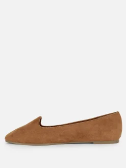 Flache Schuhe|Primark Ballerinas In Wildleder-Optik Braun