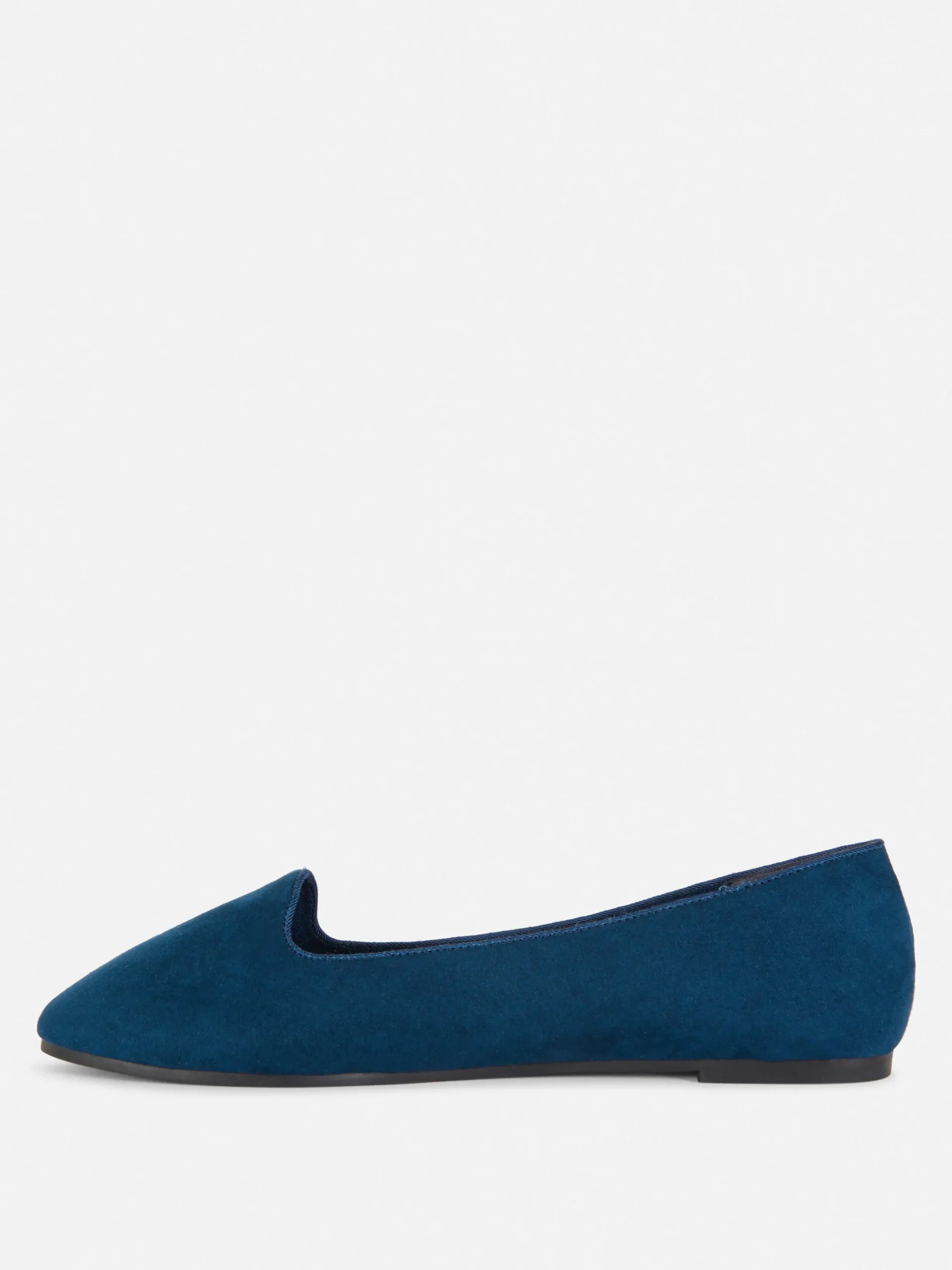 Flache Schuhe|Primark Ballerinas In Wildleder-Optik Marineblau