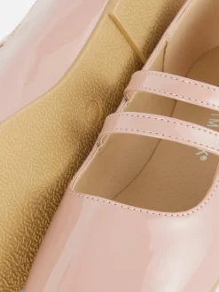 Flache Schuhe|Primark Ballerinas Mit Doppelriemchen Rosa