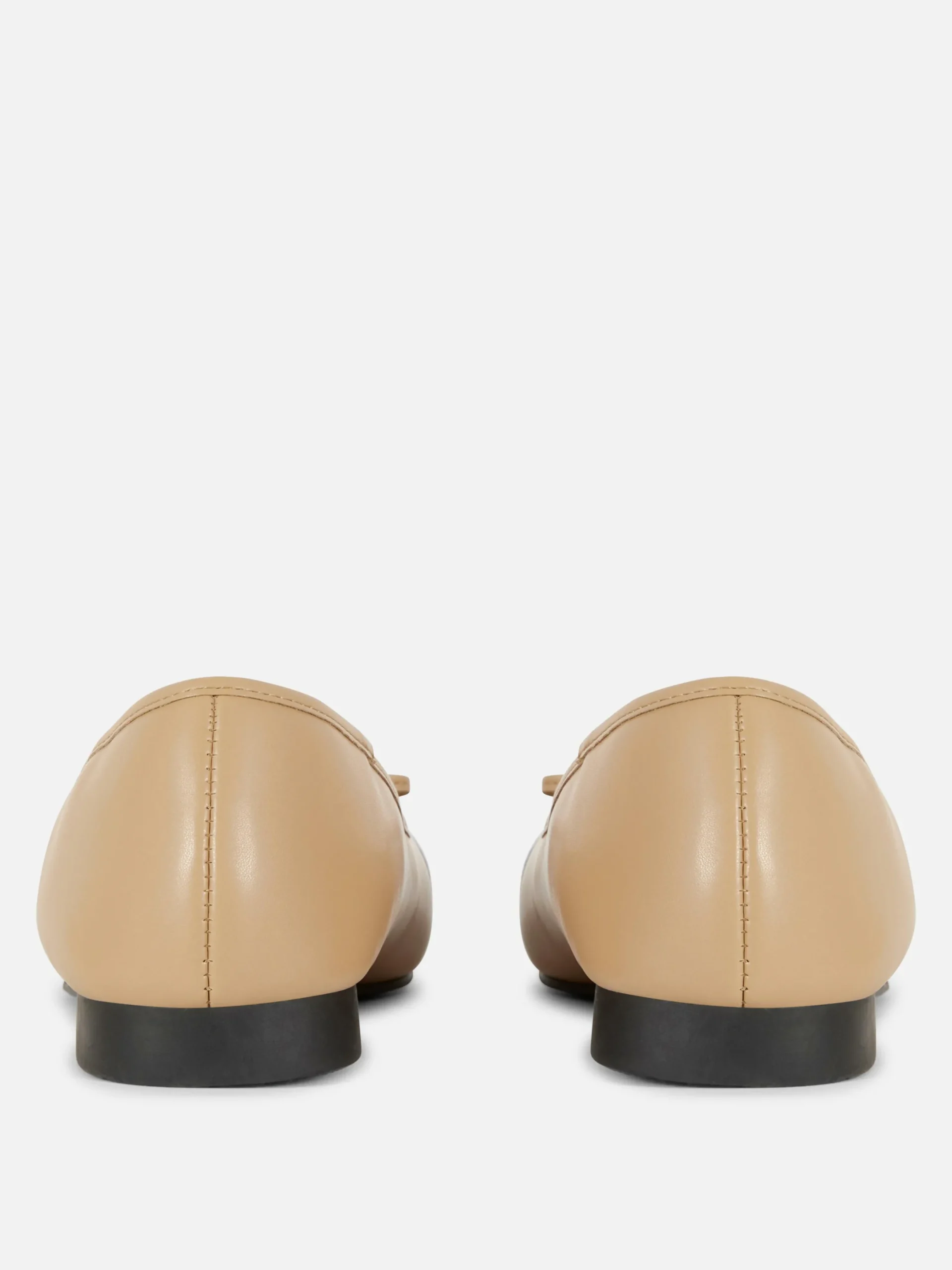 Flache Schuhe|Primark Ballerinas Mit Kontrastierender Zehenkappe Kamelbraun