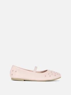 Flache Schuhe|Primark Ballerinas Mit Laser-Cuts In Sternenform Rosa