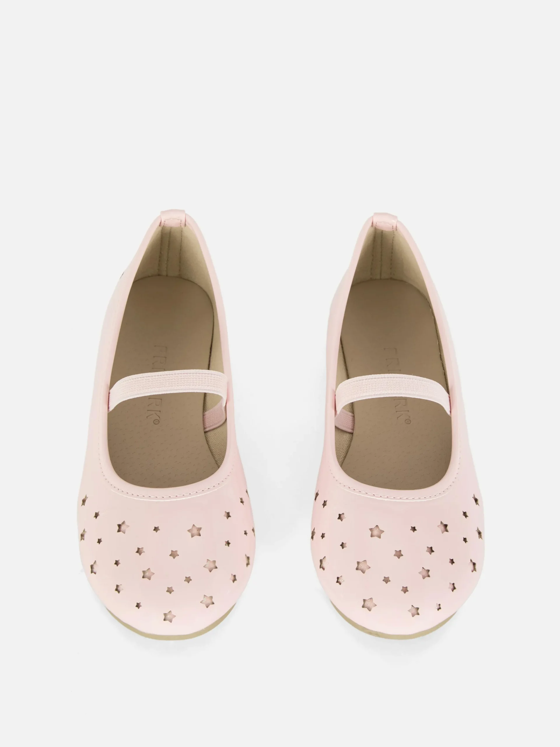 Flache Schuhe|Primark Ballerinas Mit Laser-Cuts In Sternenform Rosa