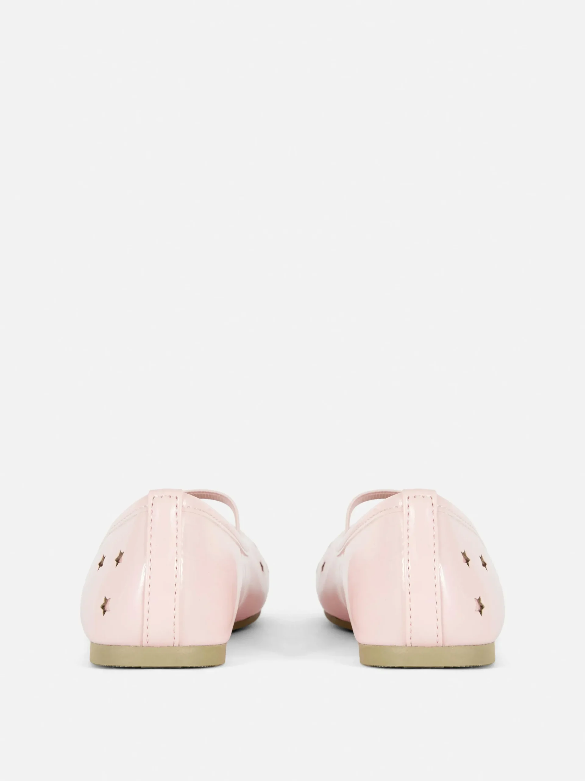 Flache Schuhe|Primark Ballerinas Mit Laser-Cuts In Sternenform Rosa