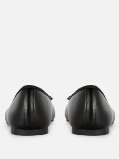 Flache Schuhe|Primark Ballerinas Mit Schleife Schwarz