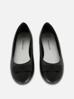 Flache Schuhe|Primark Ballerinas Mit Zierschleife Schwarz