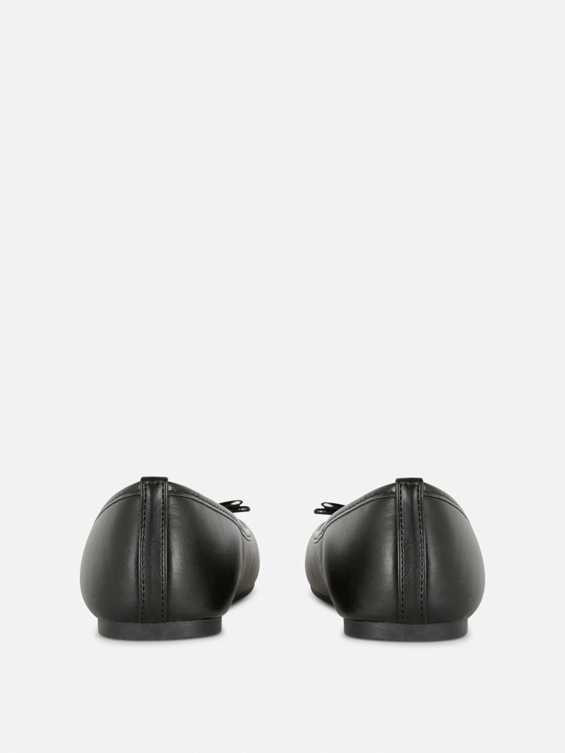 Flache Schuhe|Primark Ballerinas Mit Zierschleife Schwarz