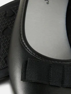 Flache Schuhe|Primark Ballerinas Mit Zierschleife Schwarz