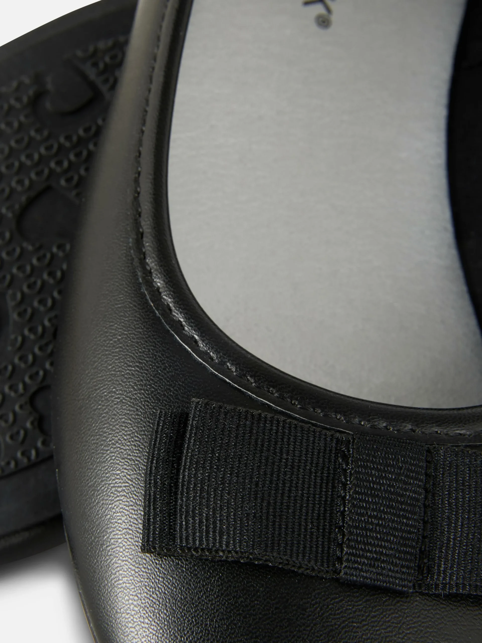 Flache Schuhe|Primark Ballerinas Mit Zierschleife Schwarz
