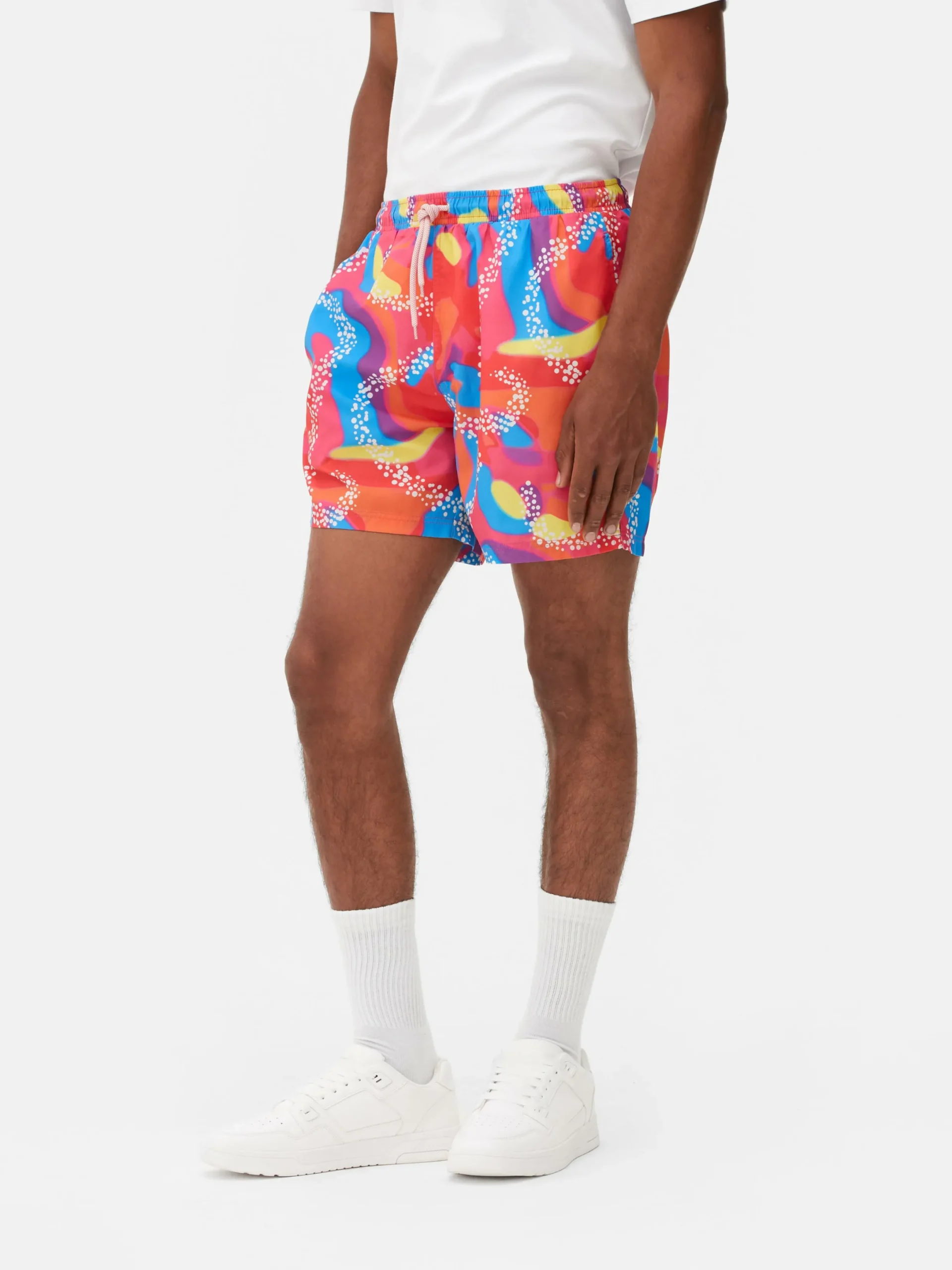 Bademode Und Strandbekleidung|Primark „Barbie: Der Film“ Ken Badeshorts In Neonfarben Multi