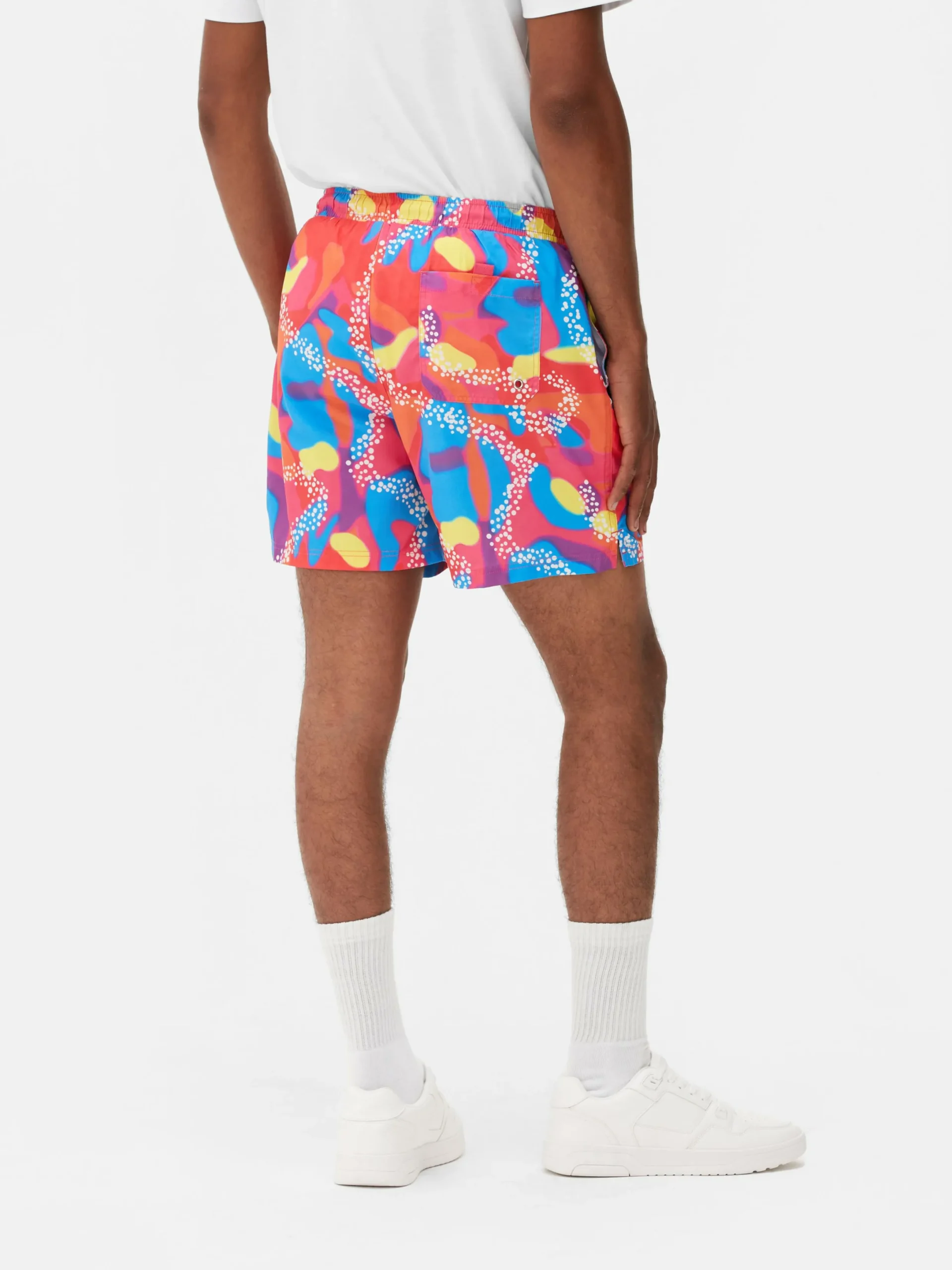 Bademode Und Strandbekleidung|Primark „Barbie: Der Film“ Ken Badeshorts In Neonfarben Multi