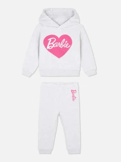 Sets Und Outfits|Primark „Barbie“ Kombi-Set Aus Hoodie Und Jogginghose Grau
