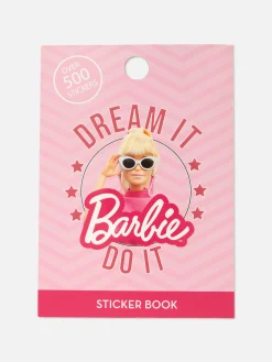 Basteln Und Handarbeiten|Primark „Barbie“ Stickerheft Rosa