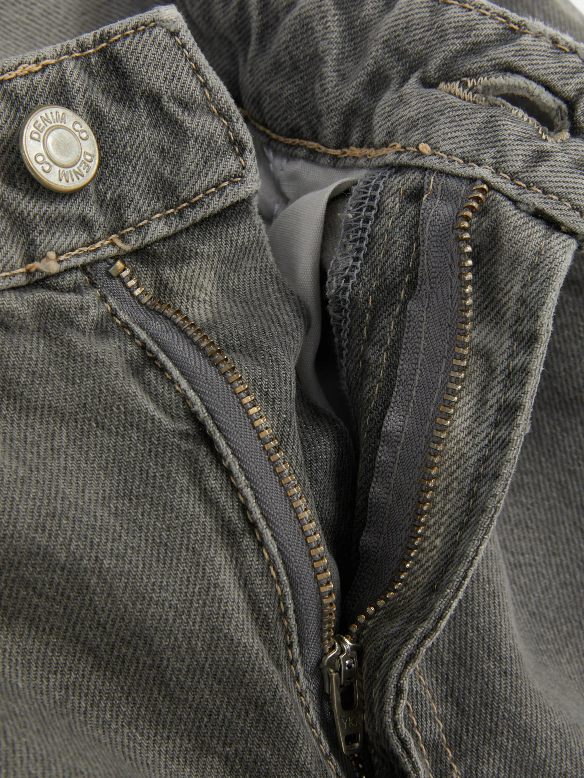 Jeans|Primark Barrel-Jeans Grau