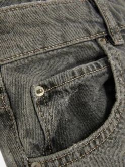 Jeans|Primark Barrel-Jeans Grau