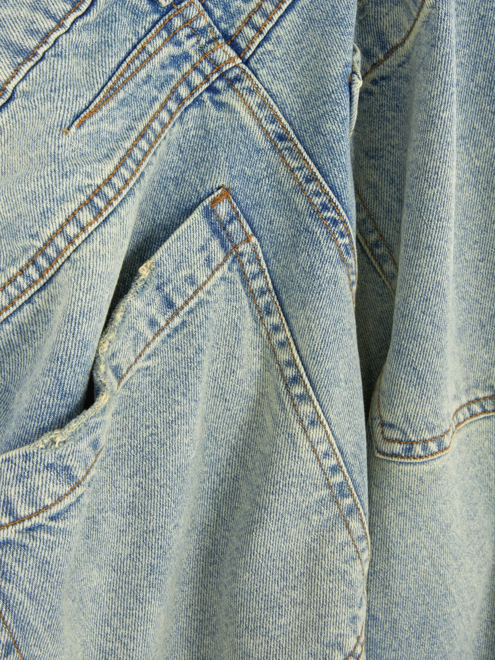 Denim|Jeans|Primark Barrel-Jeans Im Used-Look Hellblau