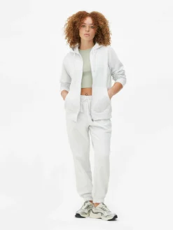 Loungewear|Hoodies Und Sweatshirts|Primark Basic Kapuzenpullover Mit Reißverschluss Grau meliert