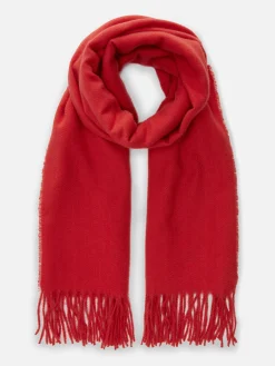 Mützen, Handschuhe Und Schals|Primark Basic-Fransenschal Rot