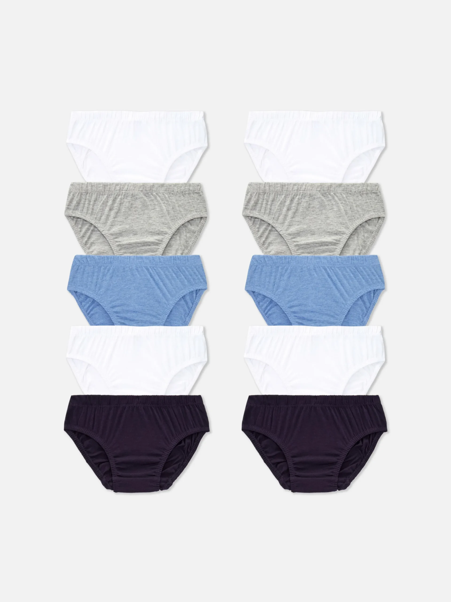 Unterwäsche|Primark Basic-Slips, 10er-Pack Multi