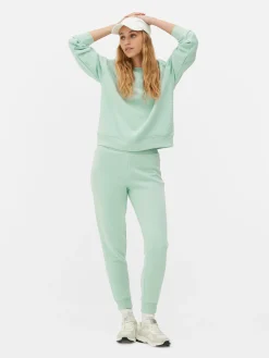 Hoodies Und Sweatshirts|Primark Basic-Sweatshirt Mit Rundhalsausschnitt Mintgrün