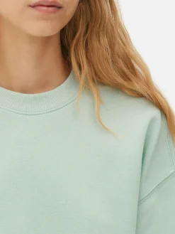 Hoodies Und Sweatshirts|Primark Basic-Sweatshirt Mit Rundhalsausschnitt Mintgrün