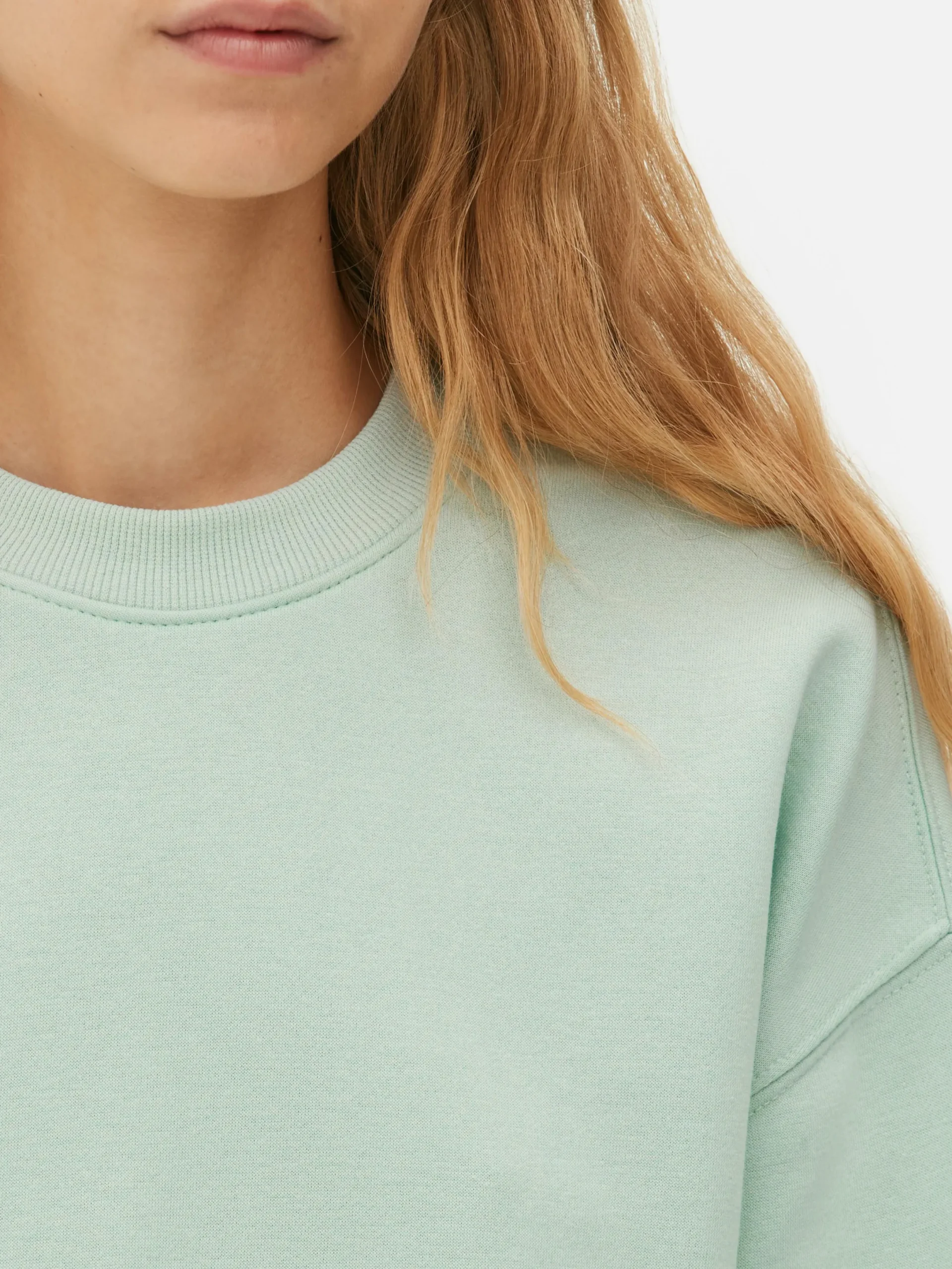 Hoodies Und Sweatshirts|Primark Basic-Sweatshirt Mit Rundhalsausschnitt Mintgrün