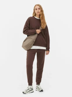 Hoodies Und Sweatshirts|Primark Basic-Sweatshirt Mit Rundhalsausschnitt Schokoladenbraun