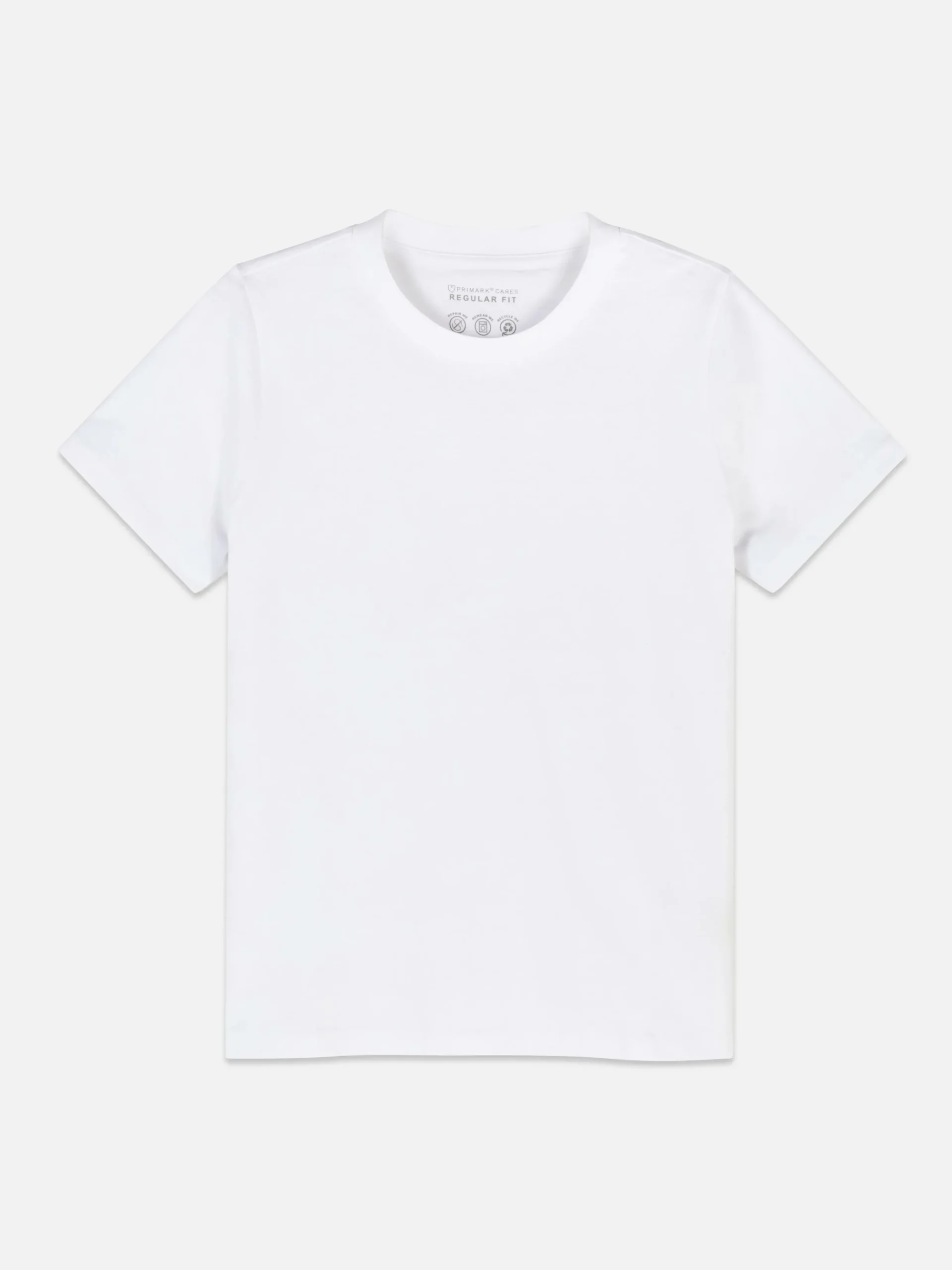 Tops Und T-Shirts|Primark Baumwoll-T-Shirt Weiß