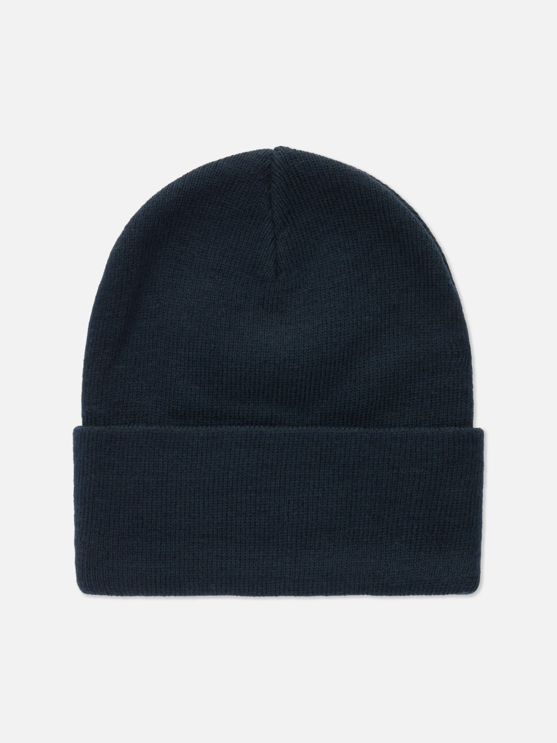 Mützen, Handschuhe Und Schals|Primark Beanie Mit Breitem Umschlag Marineblau