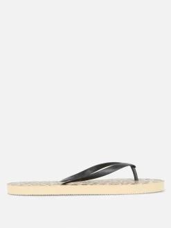 Flipflops Und Badesandalen|Primark Bedruckte Flipflops Hellbraun