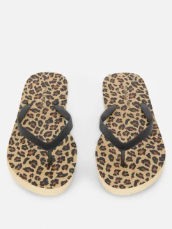 Flipflops Und Badesandalen|Primark Bedruckte Flipflops Hellbraun