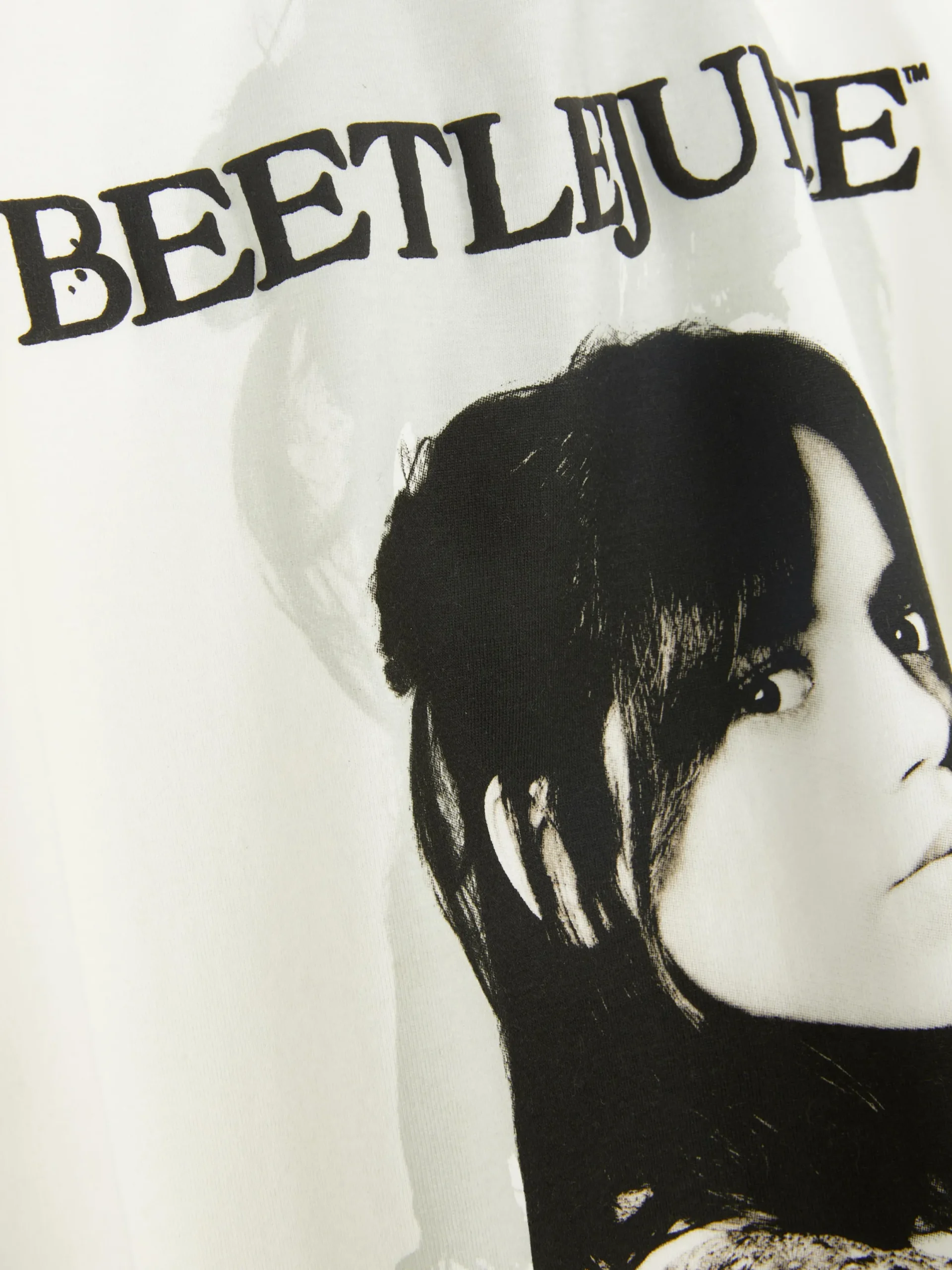 Beetlejuice|Halloween Alle|Primark „Beetlejuice Astrid“ T-Shirt Weiß