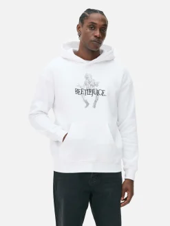 Beetlejuice|Halloween Alle|Primark „Beetlejuice“ Hoodie Mit Grafik Weiß