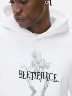 Beetlejuice|Halloween Alle|Primark „Beetlejuice“ Hoodie Mit Grafik Weiß